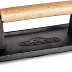 Gusseisen Fleischbeschwerer und Burgerpresse