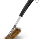 Messing-Grillbürste dreireihig