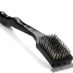 Edelstahl-Grillbürste mit Holzgriff