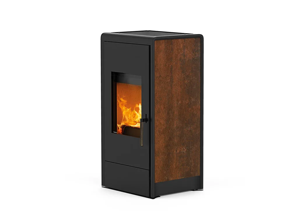 rika_cook_rosteffekt-jpg Kaminofen Rika Cook Dekor Rosteffekt, Korpus schwarz – Bild 1