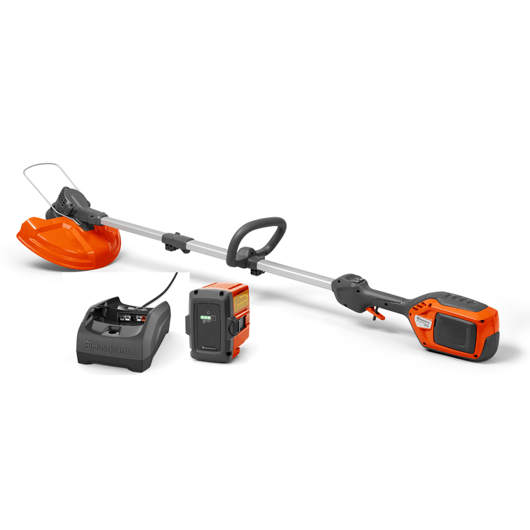 756-756-11530 Husqvarna Akku-Trimmer-Set 215iL - mit Akku und Ladegerät – Bild 1