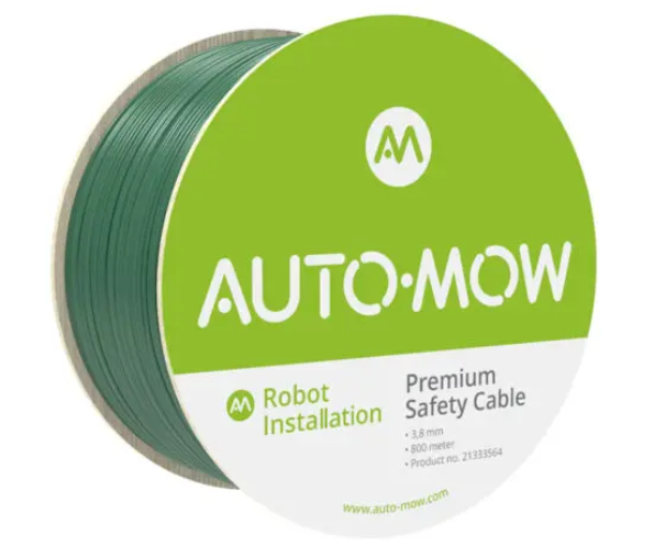 3,8 grün Auto-Mow 3,8mm Grün Premium Sicherheitskabel 800m – Bild 1