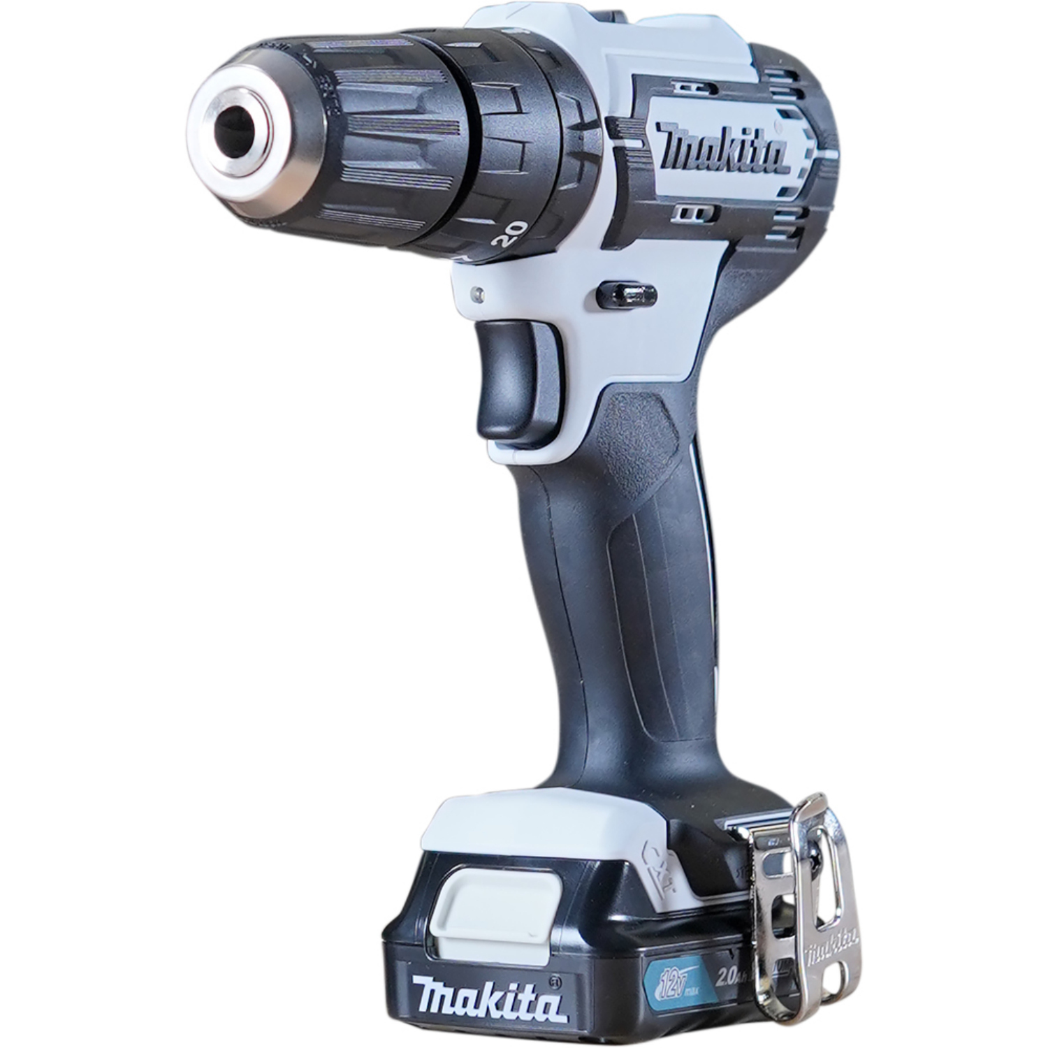 Makita weiß Akku-Schlagbohrschrauber HP333DSAW Set – Bild 1