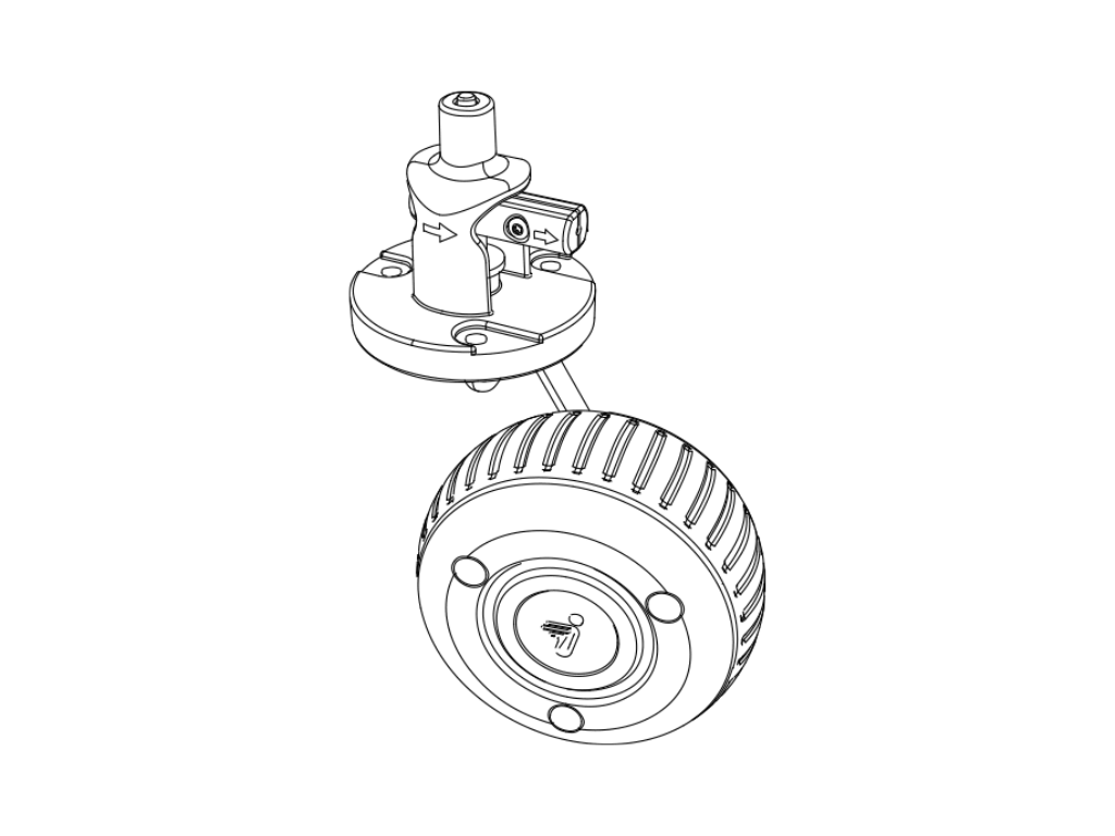 Kopie von pölzl_willhaben_produktbild - 2026-01-19T092629.363 Segway Navimow Vorderrad | X-Serie – Bild 1