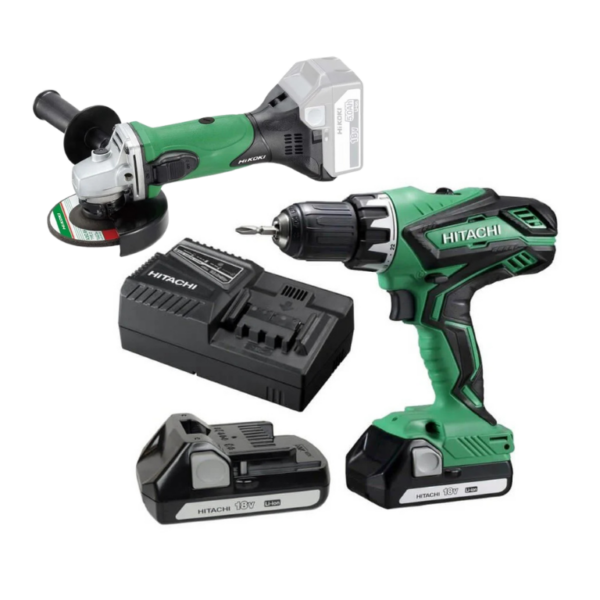 Hikoki DS18DJL/18V Bohrmaschine + Winkelschleifer AKKUSET