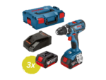 Bosch Professional Akku-Bohrschrauber GSR 18V-28 inkl. 3x 3,0Ah Akku + Ladegerät in Koffer