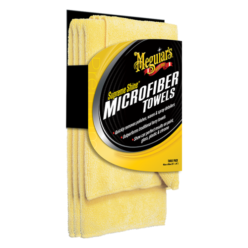 microfiber towels Meguiar´s Supreme Shine Microfiber 3er Pack (gestrickt) – Bild 1