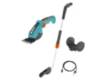Gardena Set Akku-Grasschere ComfortCut Li inkl. Teleskopstiel mit Laufräder – Bild 4