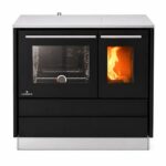 LOHBERGER Festbrennstoffherd Style 75 Edition, Schwarz, RA links – Bild 2